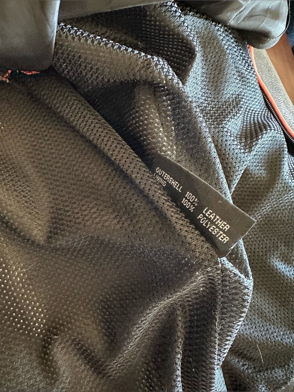 First Classics Double Rider Motorcycle Leather Jacket Distressed Gray Black M - Picture 8 of 8